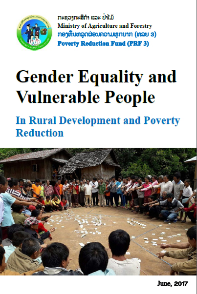 Guideline On Gender Equality And Vulnerable People In Rural Development And Poverty Reduction